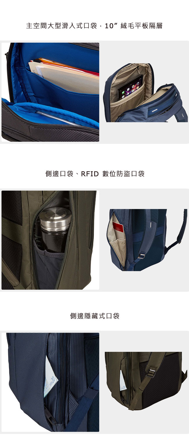 Thule Crossover 2 Backpack 30L 跨界後背包 - 黑色