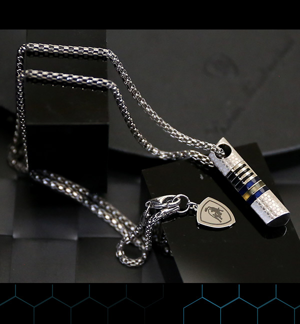 藍寶堅尼Tonino Lamborghini CORSA Blue項鍊(藍) 防抗過敏