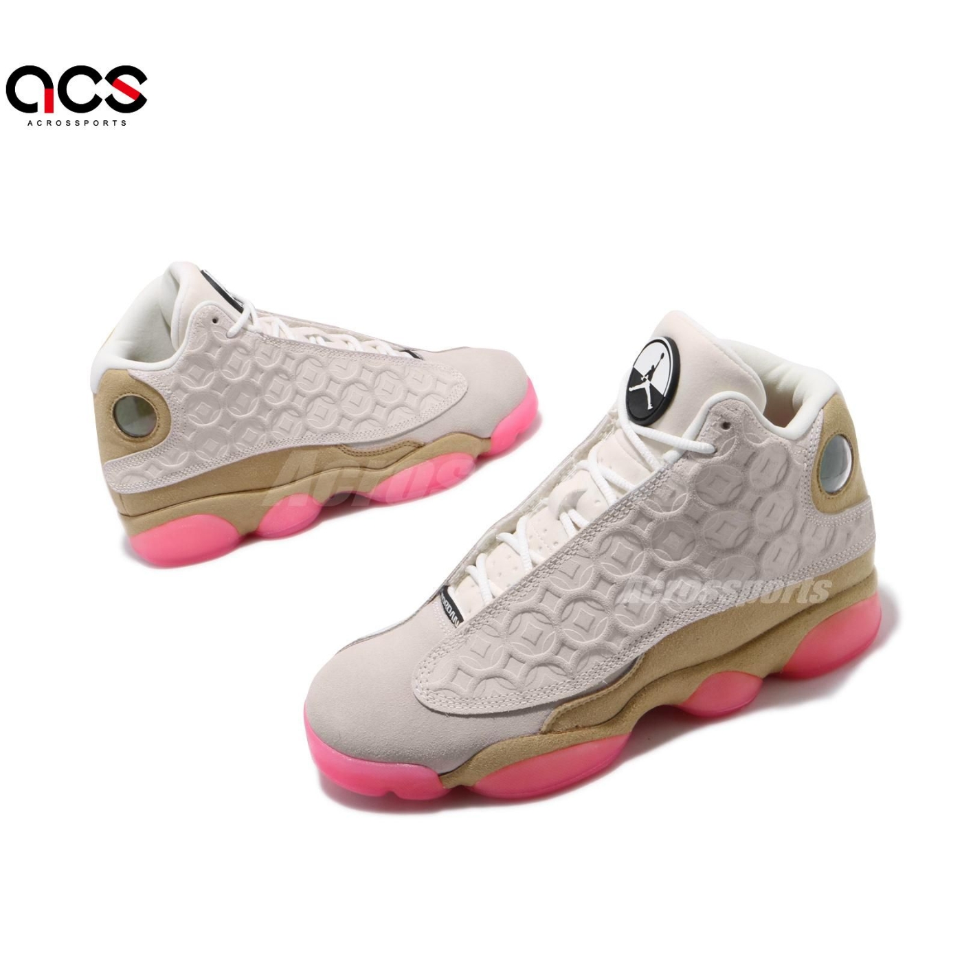 Nike 休閒鞋Air Jordan 13 Retro CNY GS 大童鞋女鞋粉紅米白AJ13