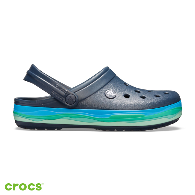 Crocs 卡駱馳 (中性鞋)波浪紋卡駱班 205573-4HQ