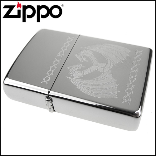 ZIPPO 美系~Dancing Dragons-雙龍共舞圖案設計打火機