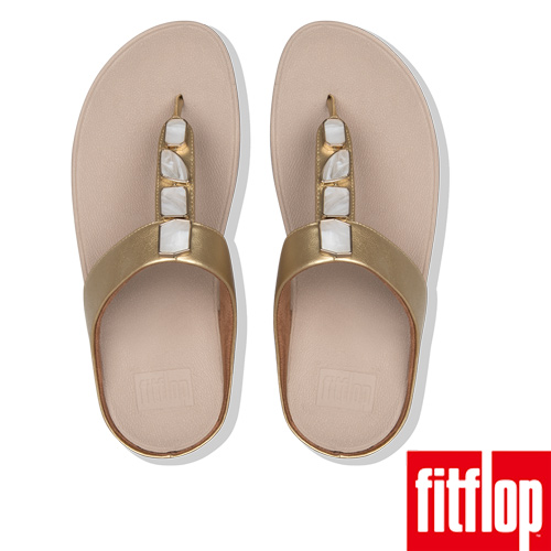 FitFlop SHELLSTONE 夾腳涼鞋金色