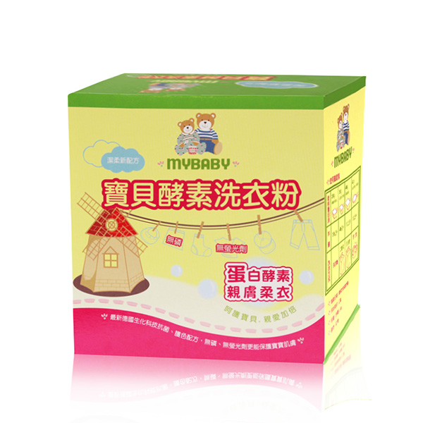 愛的世界 寶貝酵素洗衣粉1.2kg*6盒-台灣製-