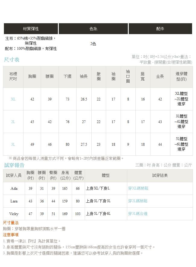 微透膚蕾絲小圓翻領荷葉袖洋裝-OB大尺碼