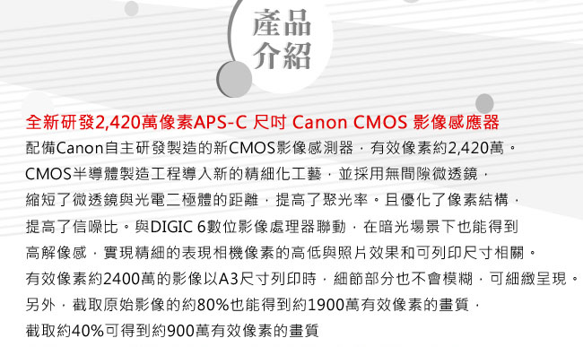 CANON EOS 80D+18-55mm+55-250mm STM 雙鏡組*(中文平輸)