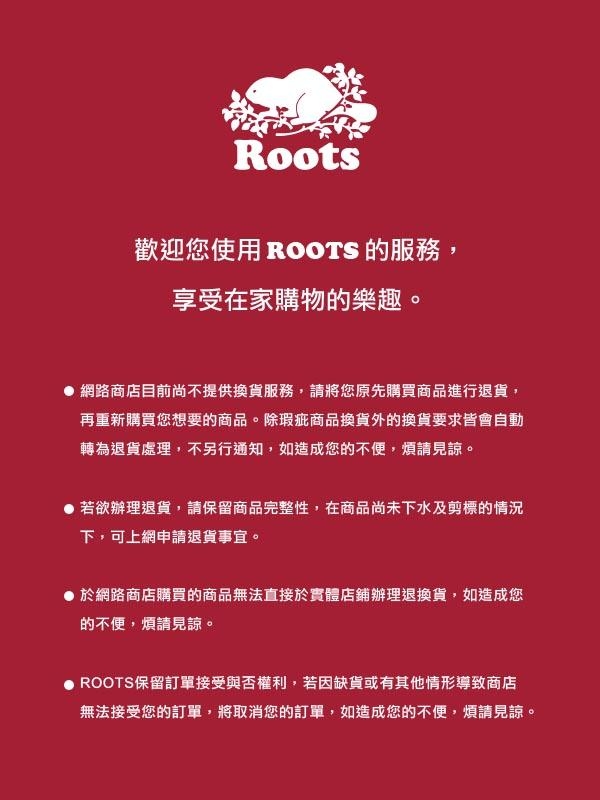 Roots配件- 條紋隱形襪 (女)-灰色