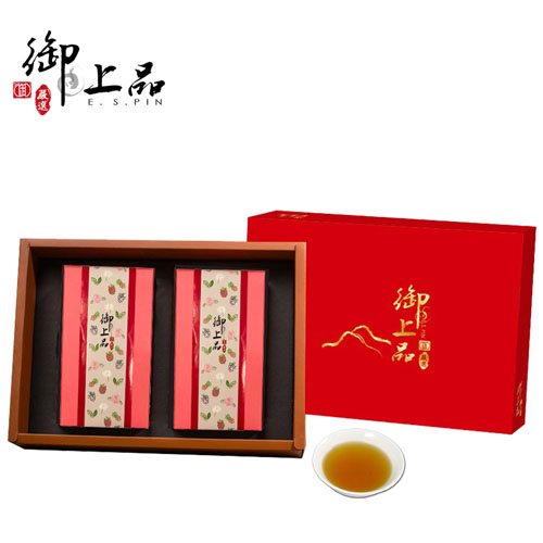 御上品 台灣手摘蜜香紅茶禮盒(75g/盒，2盒/組)