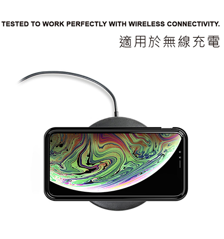 Tech21 英國超衝擊 Evo Luxe iPhone XR 防撞皮質保護殼-變形蟲