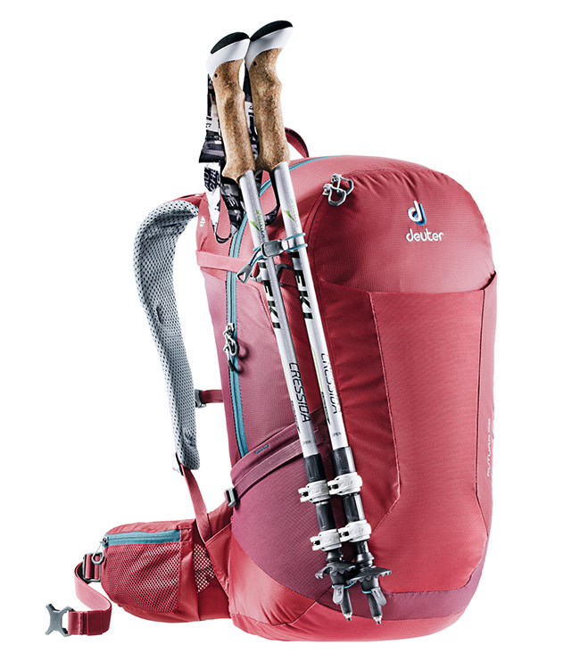 【德國DEUTER】 FUTURA 28L透氣網架背包(3400518莓紅/紫紅/登山包)