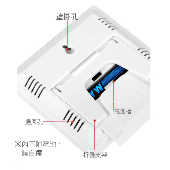 COMET 溫控表情立/掛式電子溫濕度計(TM-05)