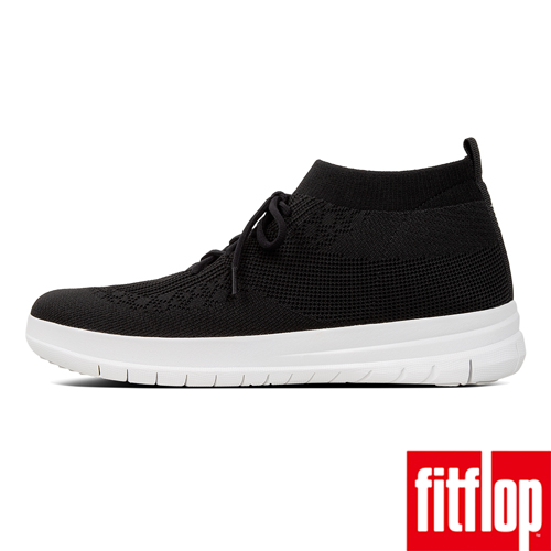 FitFlop UBERKNIT LACE-UP SNEAKERS-黑色