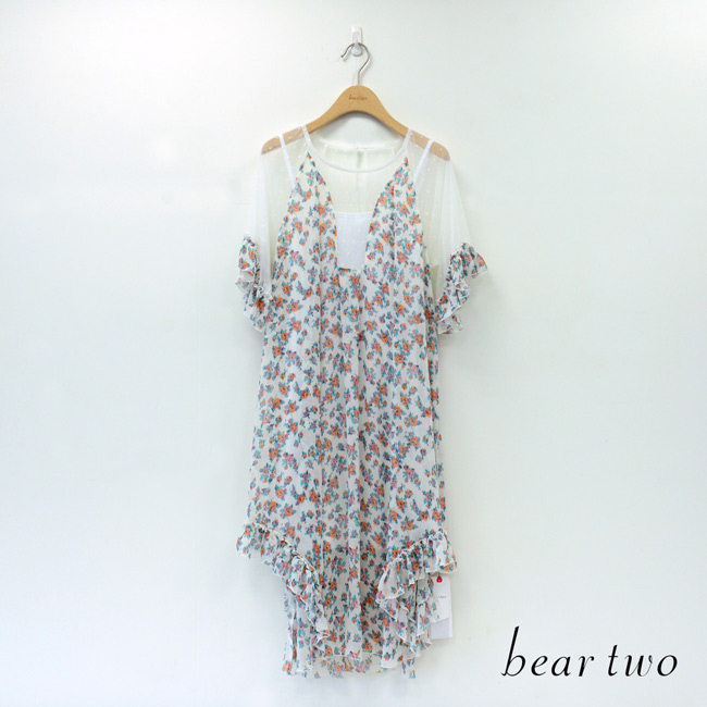 beartwo 春漾雪紡兩件式洋裝(二色)