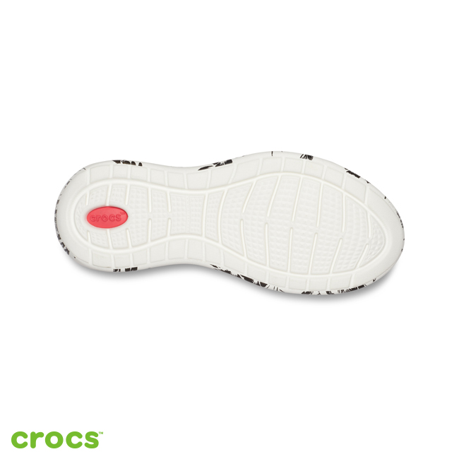 Crocs 卡駱馳 (女鞋) LiteRide古典印花繫帶鞋 205867-066