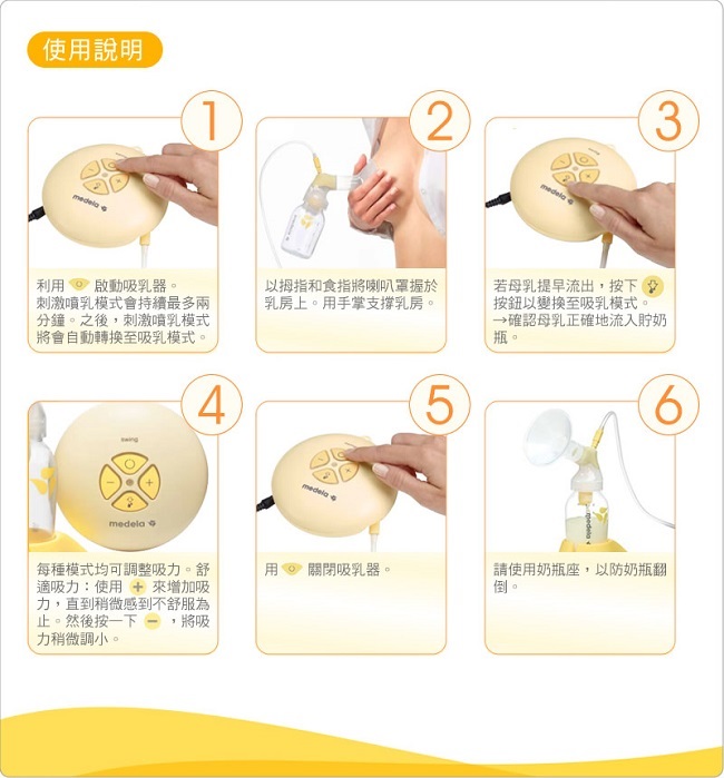 medela美樂 新世代Swing電動吸乳器(漢堡機)