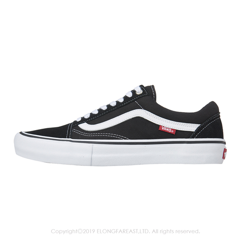 (男)VANS Old Skool Pro經典素面休閒鞋*黑色