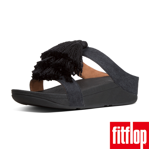 FitFlop FINO厚底涼鞋黑色