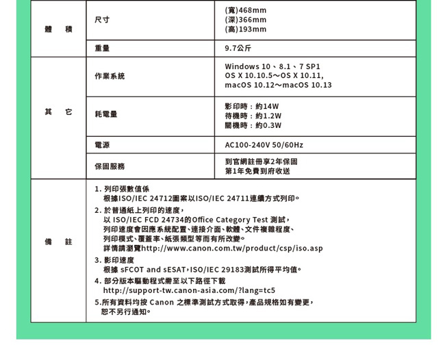 Canon PIXMA TS9570多功能相片複合機