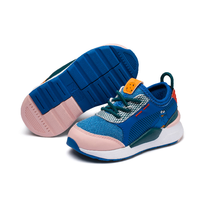 PUMA-Sesame Str 50 RS-0 PS孩童運動鞋-淡珊瑚