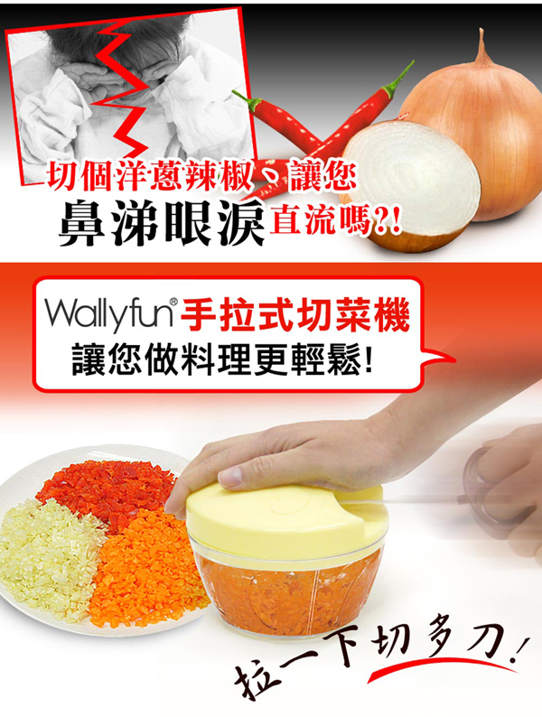 WallyFun 簡易手拉式切菜機