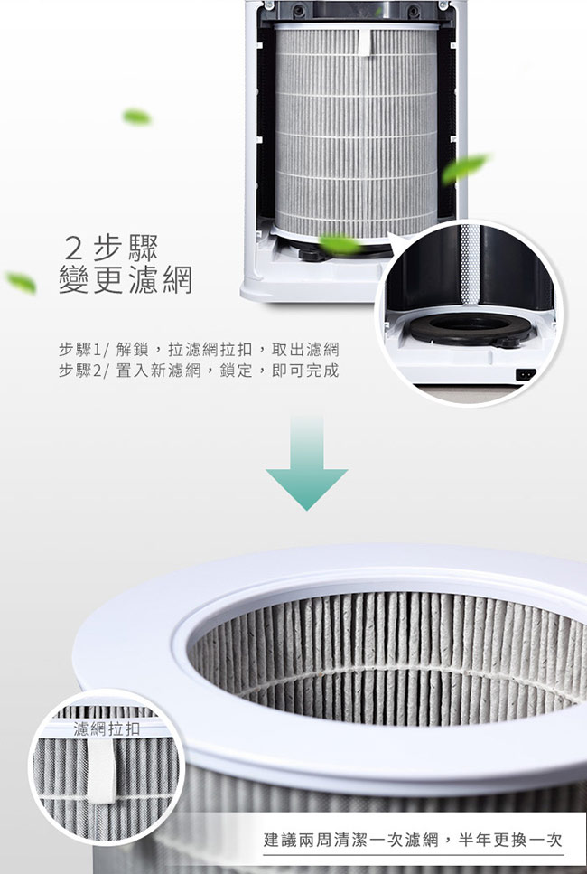 美國富及第Frigidaire 7-14坪 智慧型空氣清淨機 CADR410 (極簡風)