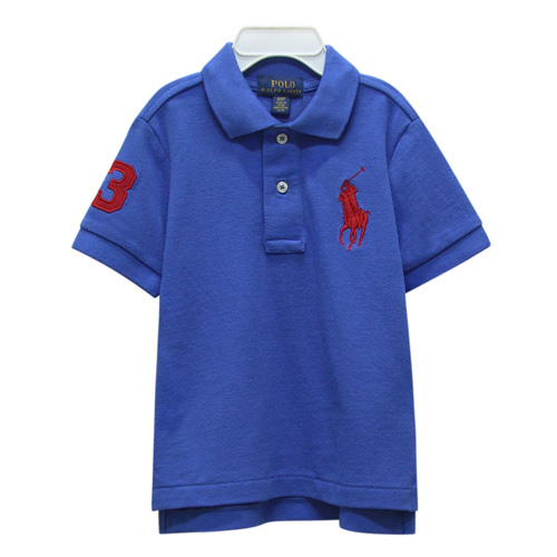 Ralph Lauren 童裝數字3經典大馬短袖POLO衫