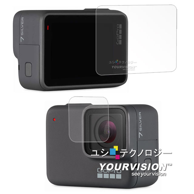 GoPro HERO7 相機鏡頭+觸控螢幕 光學抗刮螢幕保護貼