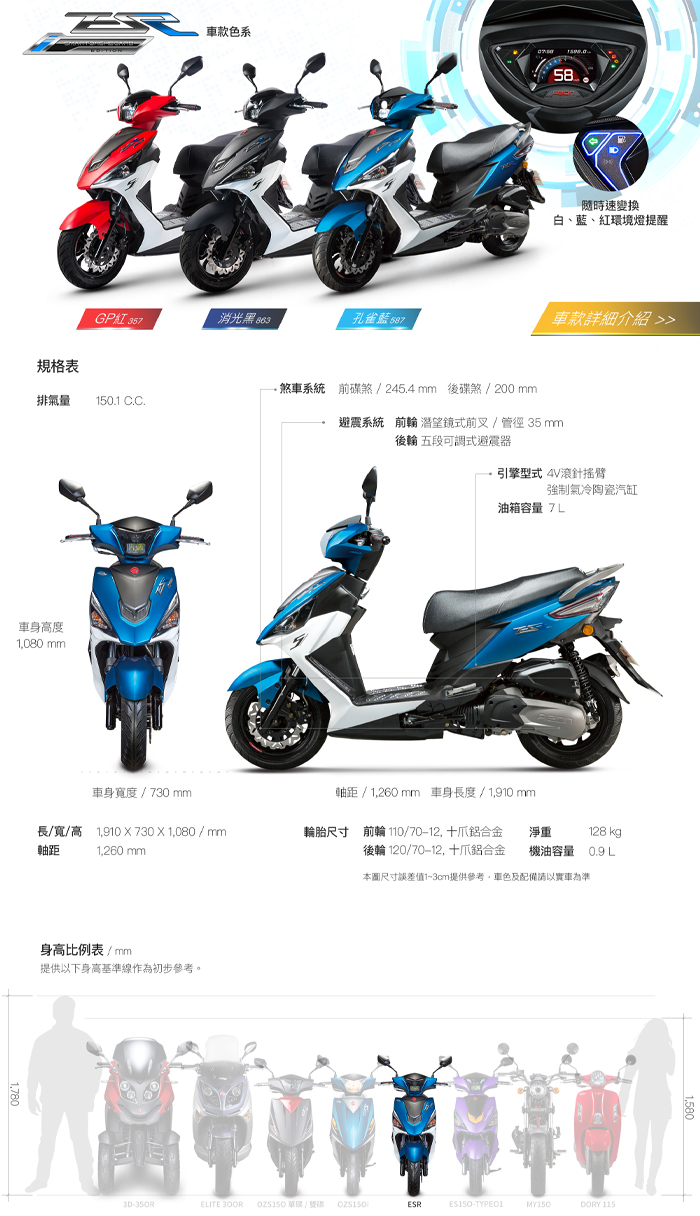 AEON宏佳騰 機車 ES150R 全新智慧高端登場