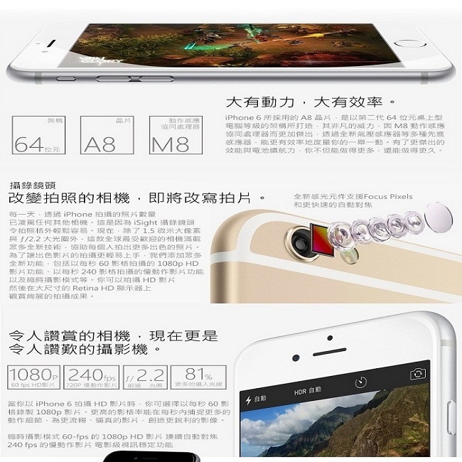 Apple iPhone 6 32G 智慧型手機