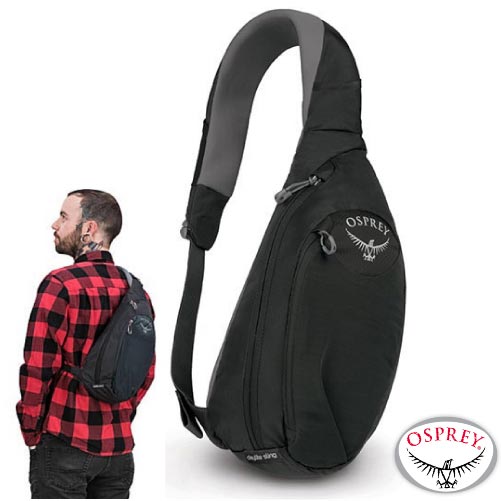 美國 OSPREY Daylite Sling 6L 輕量多功能休閒單肩背包_黑 R