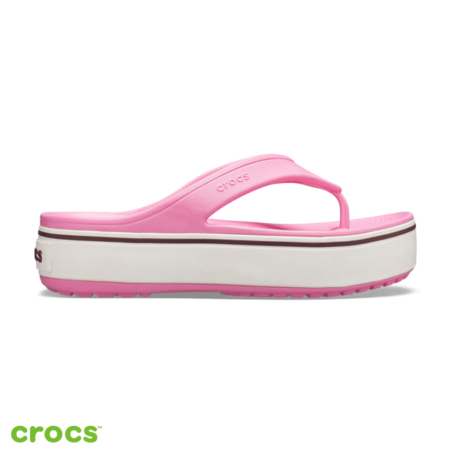 Crocs 卡駱馳 (中性鞋) 厚底卡駱班人字拖 205681-6QF