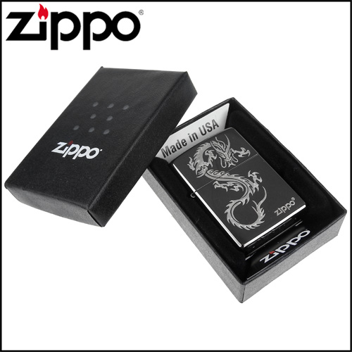 ZIPPO 美系~Chinese Dragon-中國龍圖案設計打火機