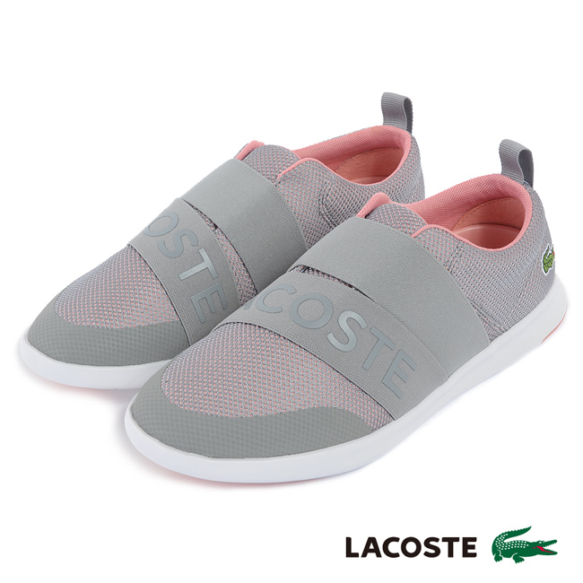 LACOSTE 女用休閒鞋-灰