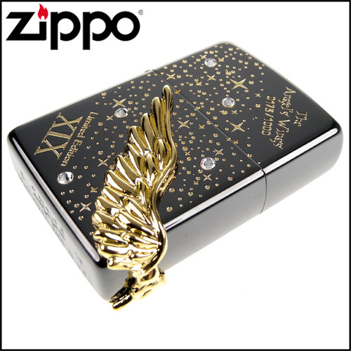 ZIPPO 日系~The Angels Wings-立體天使之翼3面連續加工