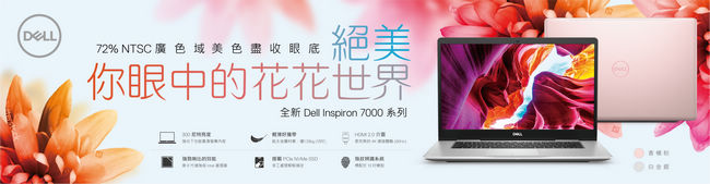 Dell Inspiron 7000 13吋筆電 (i7-8565U/8GB/256GB