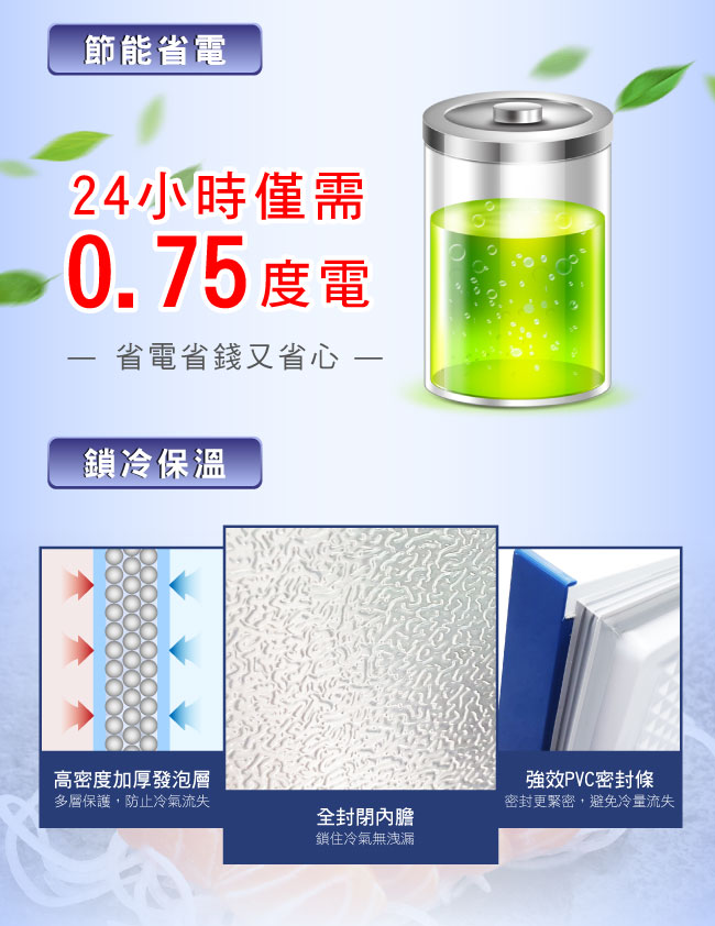 【全新福利品】大河TAIGA 108L臥式冷凍櫃