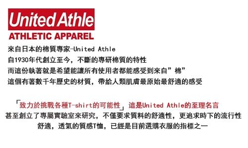 日本United Athle圓領短t 素T