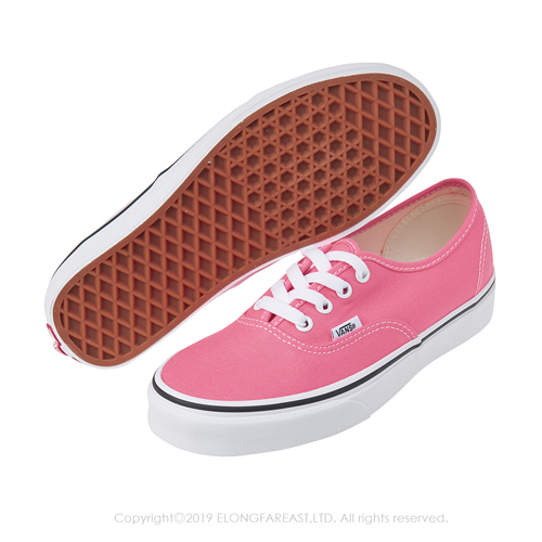 (女)VANS Authentic 經典素色休閒鞋*粉紅