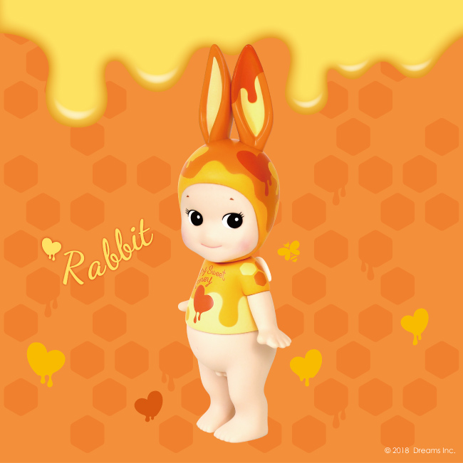 Sonny Angel 藝術家系列蜜糖甜心限定版大型公仔-甜心兔兔