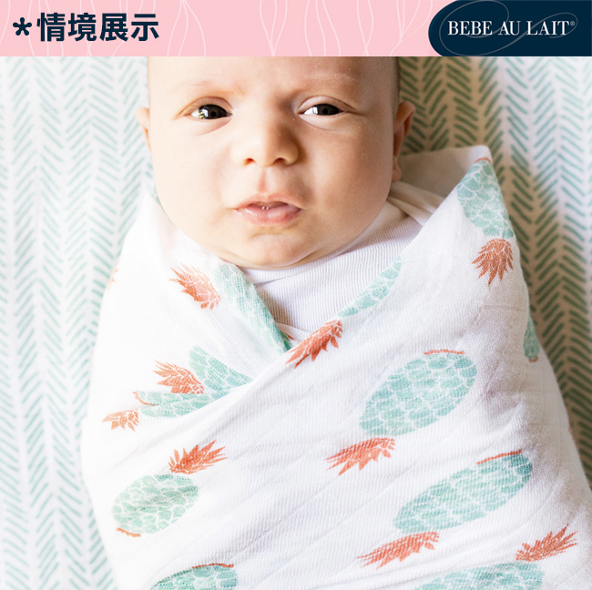 美國 Bebe Au Lait 經典棉紗布嬰兒包巾2入禮盒 (多種款式)