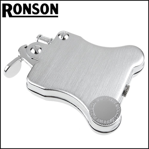 RONSON Banjo系列燃油打火機-緞銀款