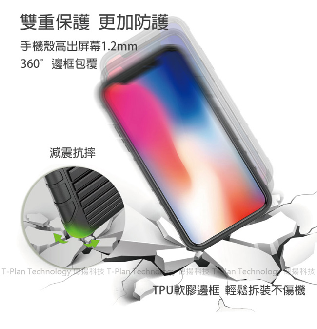 KOOSTYLE 7合1多功能手機支架保護殼組 (iPhone X/XS)