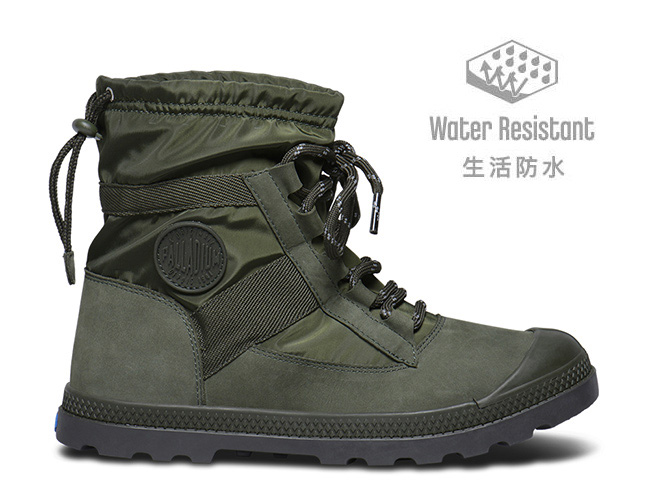 Palladium Pampa Hi BLITZ LP防水靴-女-綠