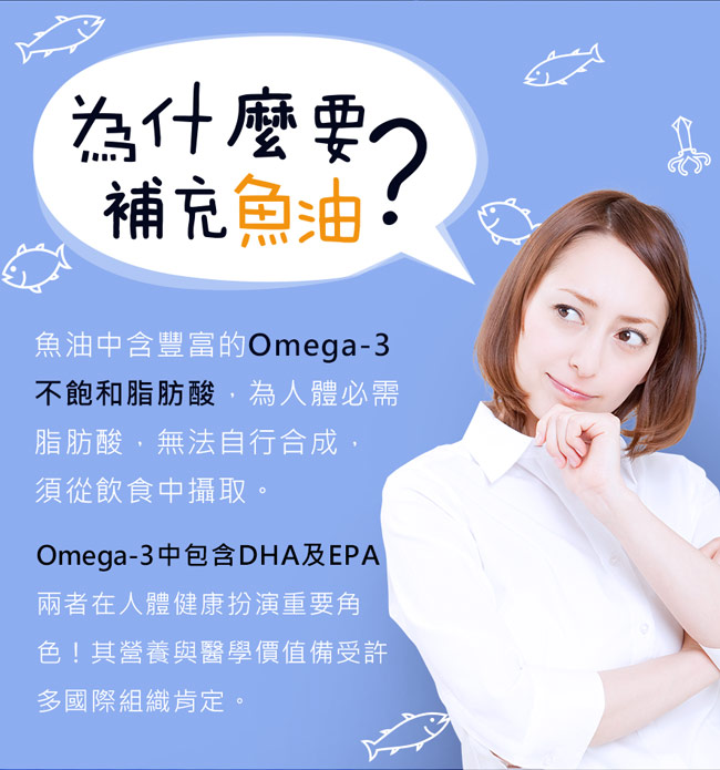 BHK’s 專利魚油Omega-3 軟膠囊 (30粒/盒)6盒組