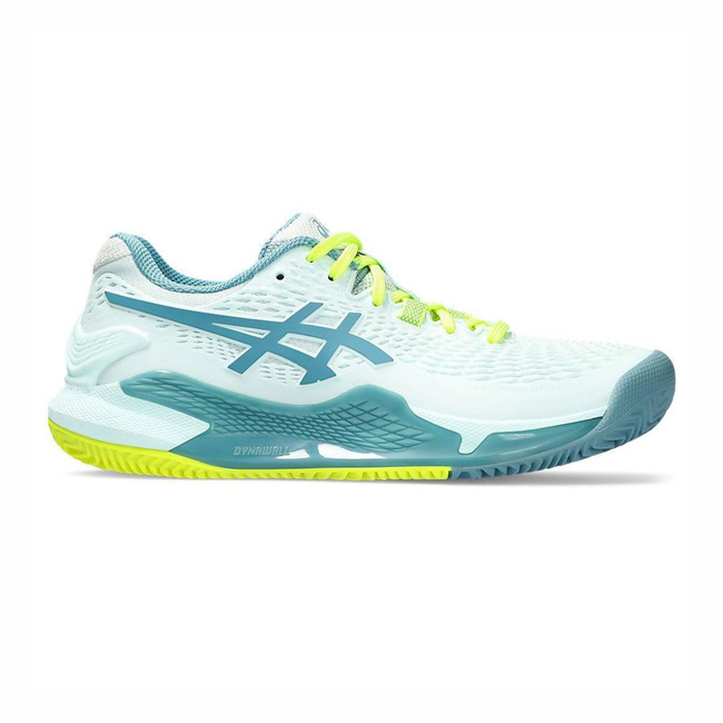 Asics GEL-Resolution 9 Clay [1042A224-400] 女網球鞋美網配色耐磨淺