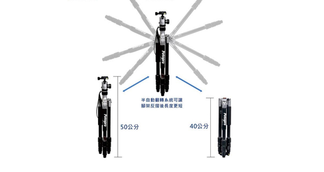 FOTOPRO TC-PRO1 碳纖維專業腳架