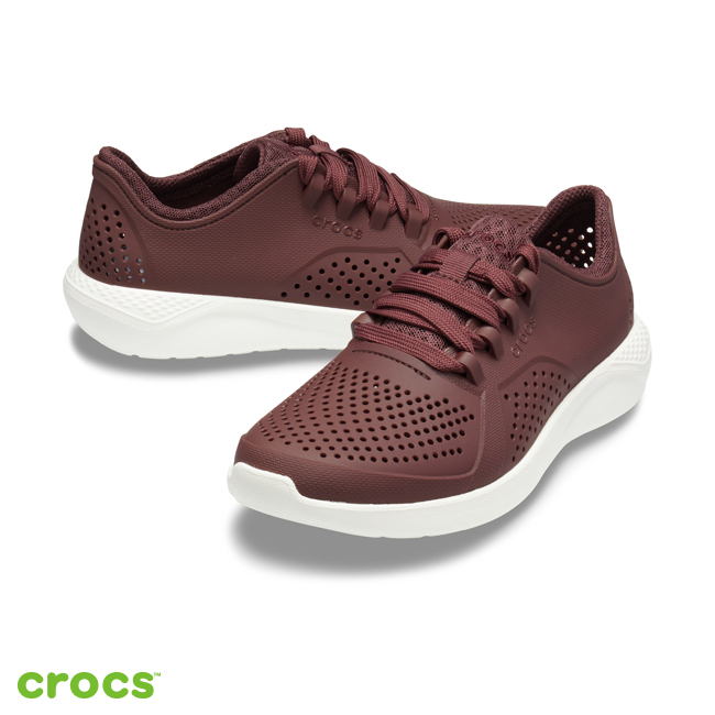 Crocs 卡駱馳 (女鞋) LiteRide徒步繫帶鞋 205234-616