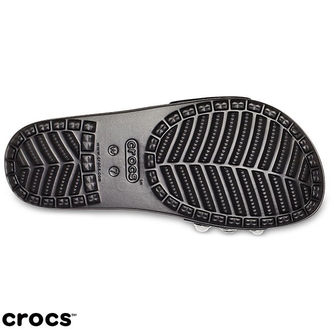 Crocs 卡駱馳 (女鞋) 永恆系列思瓏珍珠涼拖 205440-001