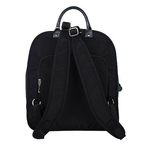 Kanana卡娜娜 大型 多功能尼龍皮革手提後背包-紅色