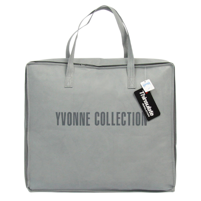 YVONNE COLLECTION 貓頭鷹單人四季被(5x7呎)- 灰藍