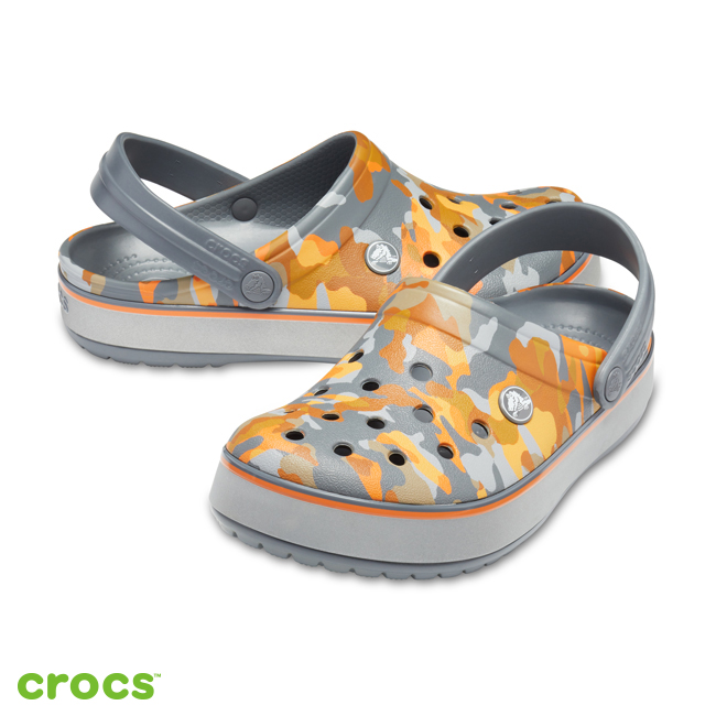 Crocs 卡駱馳 (中性鞋) 卡駱班印花克駱格 205834-02Q